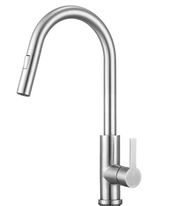 Mizzo Trigo mitigeur avec douchette extractible - inox