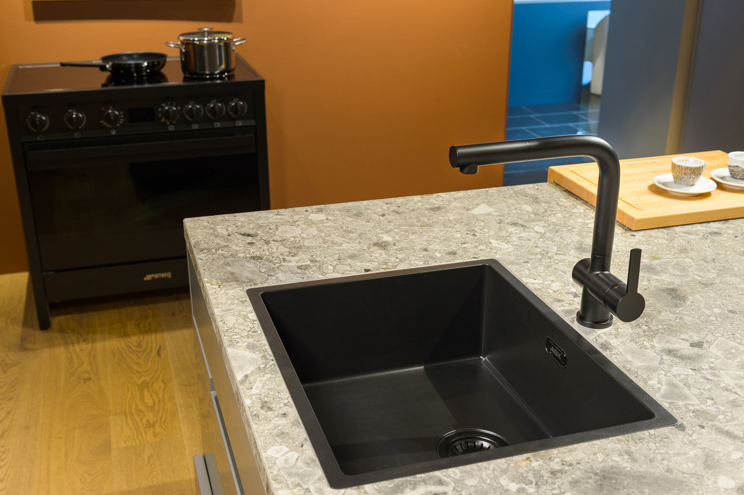 Mizzo Avori mitigeur à bec extractible - noir