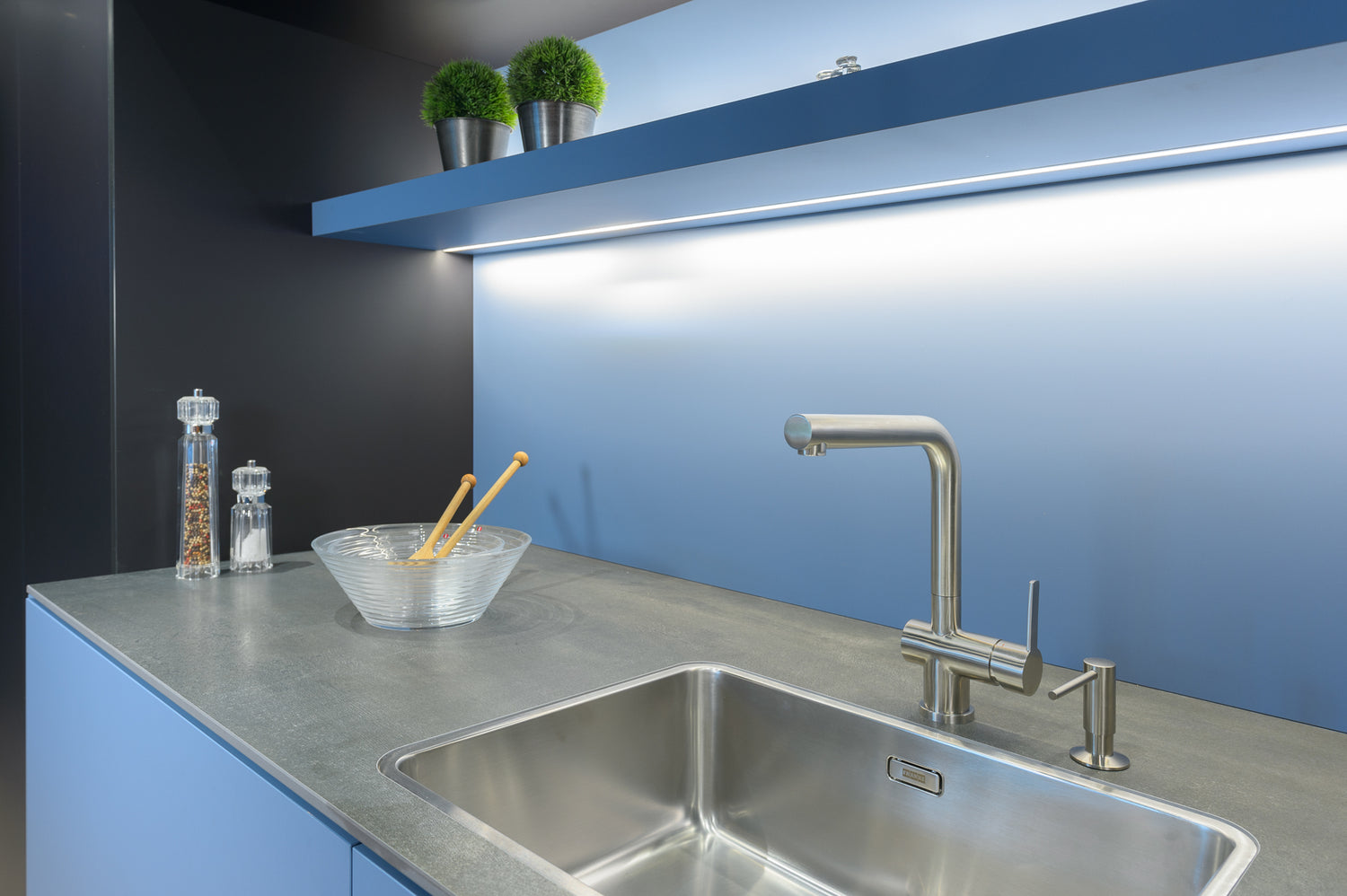 Mizzo Arlori mitigeur à bec - inox