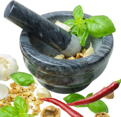 Purse and pistil marble 15 cm diameter coninx - mortar with pestle