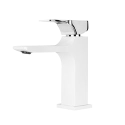 Mizzo Flucto robinet lavabo salle de bain - Blanc/Chrome