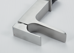 Mizzo Flucto robinet lavabo salle de bain - Inox brossé