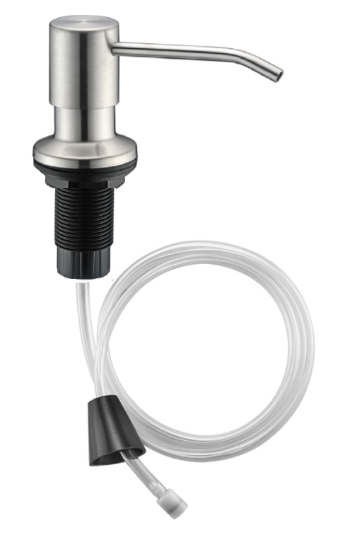 Mizzo Mato distributeur de savon/désinfectant en inox - sans flacon/avec tube flexible