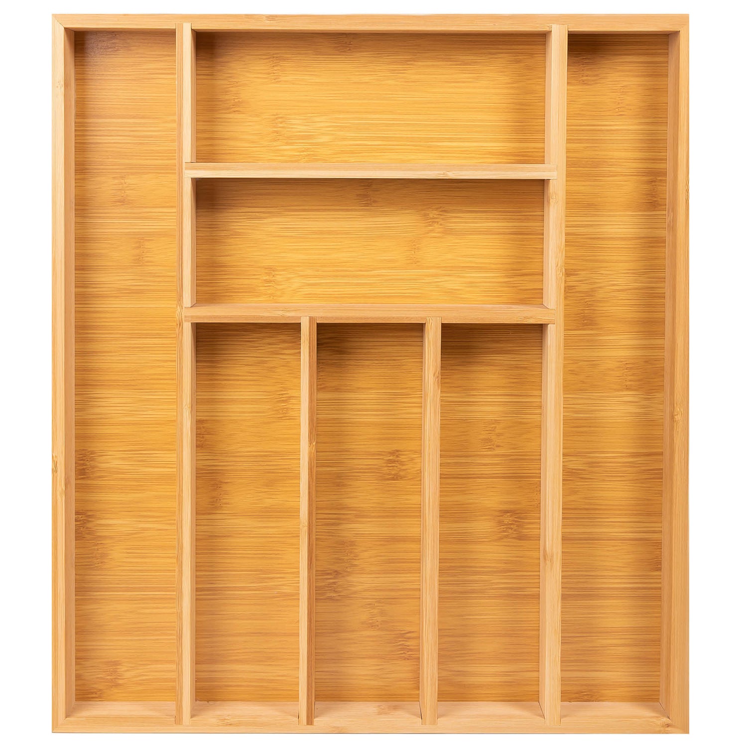 Bambox B4147 wooden cutlery bin 41 cm storage bin - Bamboo cutlery