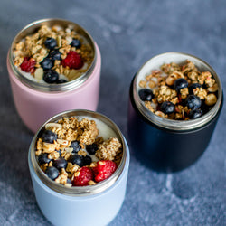 Conteneur de nourriture thermos coninx - réchauffer des aliments pour la maison à la maison et sur le go - Thermos Food Box Fuite - Toge Thermos 840ml Bleu