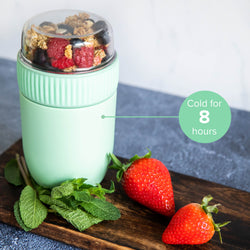 Conteneur de nourriture thermos coninx - réchauffer des aliments pour la maison et à la maison - Thermos Food Box Fuite - THMOS TUMOS 840ML Vert