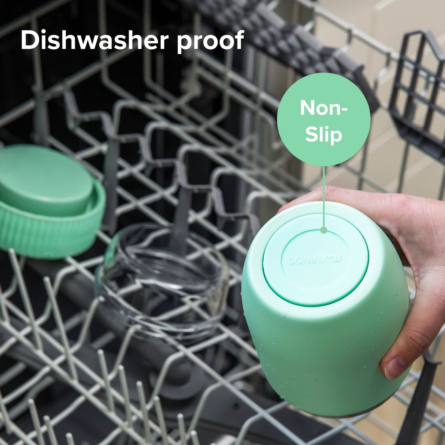 Conteneur de nourriture thermos coninx - réchauffer des aliments pour la maison et à la maison - Thermos Food Box Fuite - THMOS TUMOS 840ML Vert