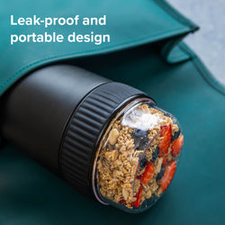 Conteneur de nourriture thermos coninx - réchauffer des aliments pour la maison et à la maison - Thermos Food Box Fuite - THMOS TUMOS 840ML Vert