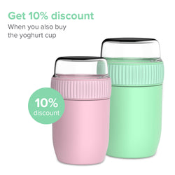 Conteneur de nourriture thermos coninx - réchauffer des aliments pour la maison et à la maison - Thermos Food Box Fuite - THMOS TUMOS 840ML Vert