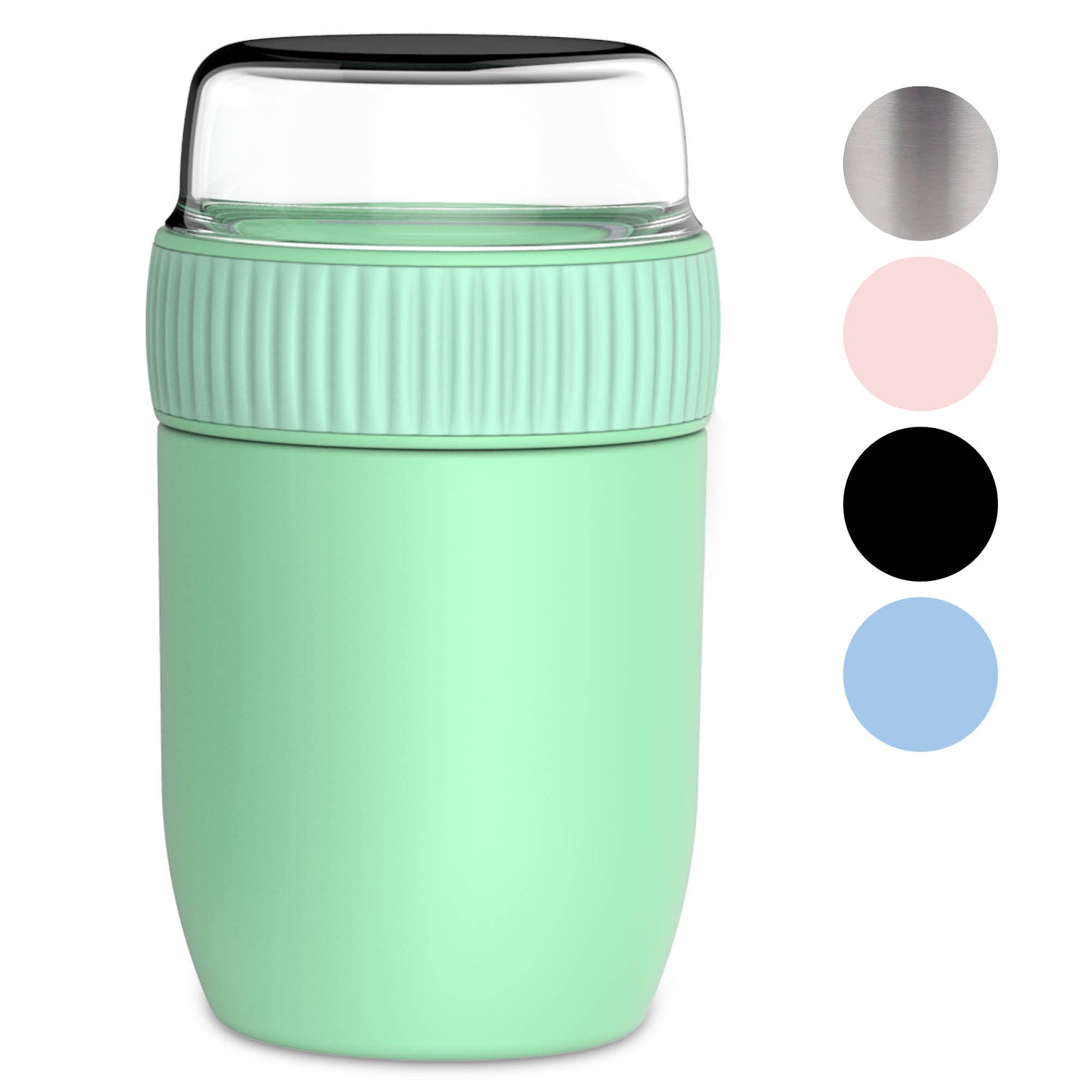 Conteneur de nourriture thermos coninx - réchauffer des aliments pour la maison et à la maison - Thermos Food Box Fuite - THMOS TUMOS 840ML Vert