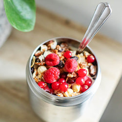 Coninx Thermos food container - Warming container food for at home and on the go - Thermos food box leak-proof - Thermos mug 840ml RVS