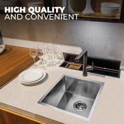 Mizzo quadro kitchen sink 1.2 4040 Flushmount / Undermount