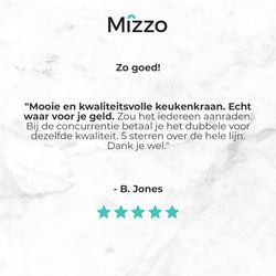 Mizzo Avori mitigeur à bec extractible - noir