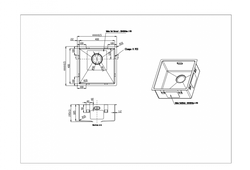 Mizzo Linea kitchen sink Gunmetal 40-40 | Flushmount - Topmount - Undermount