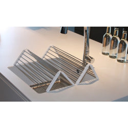 Large Stainless Steel Foldable Dish Drying Rack