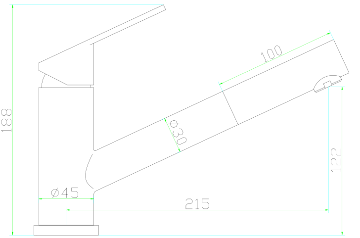 Mizzo Petito mitigeur - inox