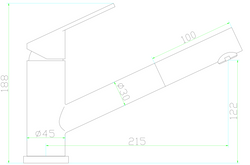 Mizzo Petito mitigeur - inox
